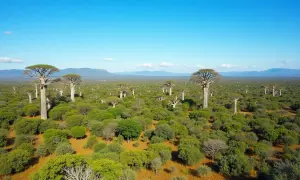 Aleja Baobabów na Madagaskarze. Kiedy najlepiej jechać na Madagaskar? Sucha pora, od kwietnia do października, zapewnia idealne warunki do podziwiania tych majestatycznych drzew.