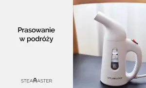 Prasowanie w podróży? Ten przenośny parowiec SteamMaster sprawi, że Twoje ubrania będą wyglądać nienagannie, niezależnie od tego, czy hotele oferują żelazka.