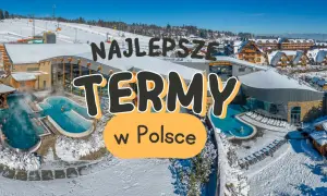 Najlepsze termy w Polsce, gdzie można odpocząć w gorących basenach pośród zimowego krajobrazu.