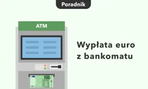 Bankomat wypłaca euro, czyli walutę, jaką płaci się we Włoszech.