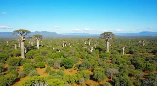 Aleja Baobabów na Madagaskarze. Kiedy najlepiej jechać na Madagaskar? Sucha pora, od kwietnia do października, zapewnia idealne warunki do podziwiania tych majestatycznych drzew.