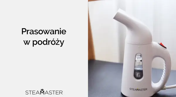 Prasowanie w podróży? Ten przenośny parowiec SteamMaster sprawi, że Twoje ubrania będą wyglądać nienagannie, niezależnie od tego, czy hotele oferują żelazka.