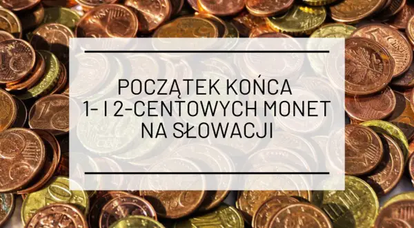Słowacja używa euro. Na zdjęciu widać stosy monet eurocentowych, sugerujące ich wycofywanie.
