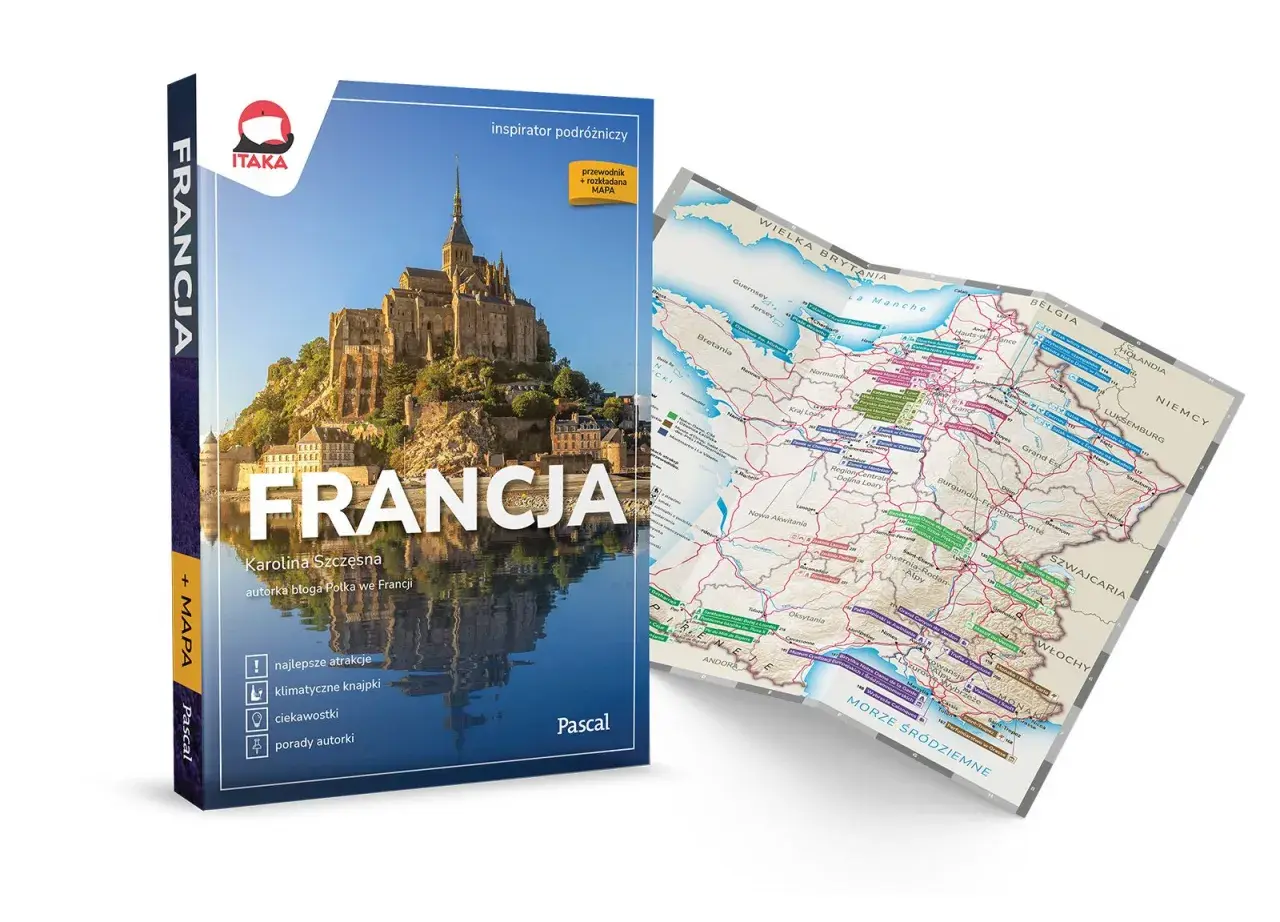 Przewodnik po Francji z mapą, który pomoże zaplanować podróż i sprawdzić, czy we Francji jest euro.