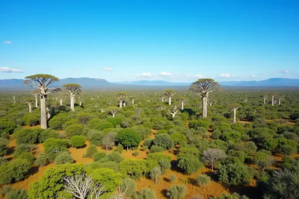 Aleja Baobabów na Madagaskarze. Kiedy najlepiej jechać na Madagaskar? Sucha pora, od kwietnia do października, zapewnia idealne warunki do podziwiania tych majestatycznych drzew.