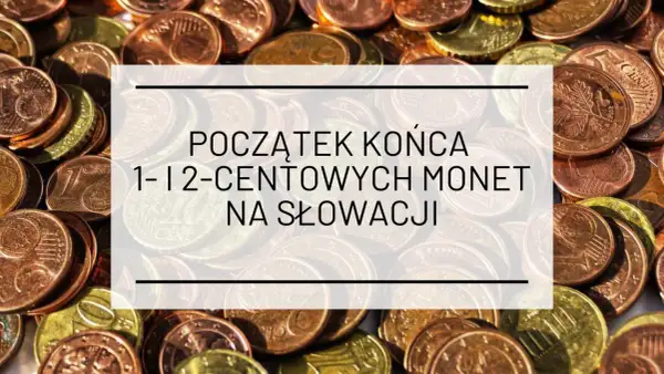 Słowacja używa euro. Na zdjęciu widać stosy monet eurocentowych, sugerujące ich wycofywanie.