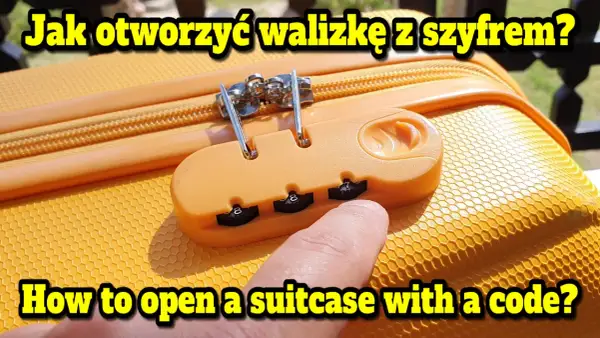 Jak otworzyć walizkę na szyfr, gdy zapomniałeś kodu? Sprawdź metody